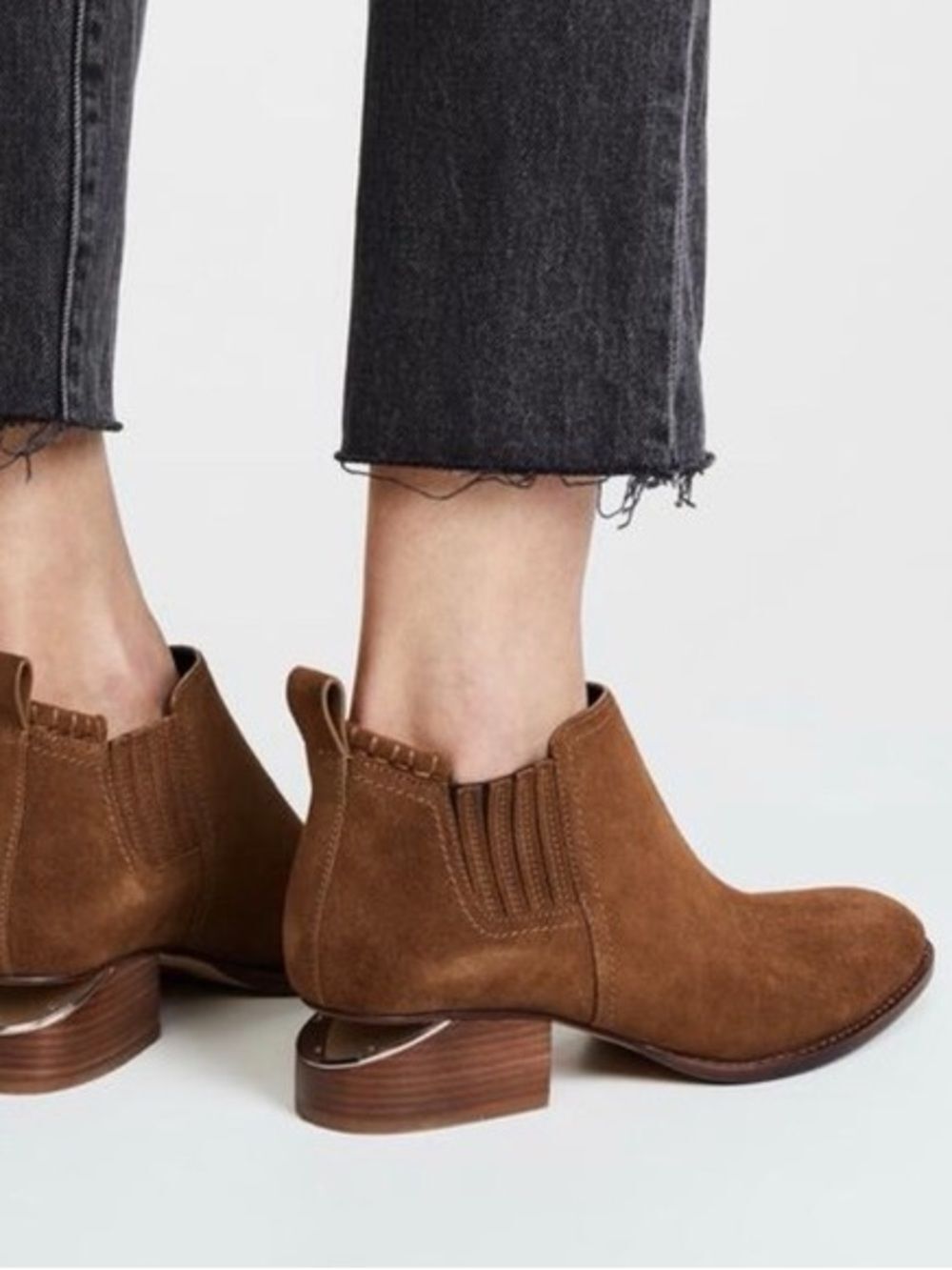 Alexander Wang Brown Suede Chukka Boots 39.5 (US 9.5) Avant Garde Contemporary